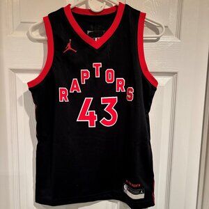 Youth Nike Pascal Siakam #43 Black/Red Toronto Raptors 20/21 Swingman NBA Jersey